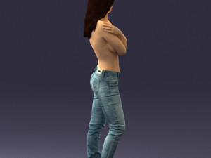 half naked girl 0014 3D 모델