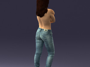 half naked girl 0014 3D 모델
