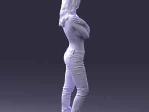 half naked girl 0014 3D 모델