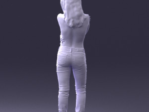 half naked girl 0014 3D 모델