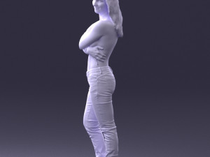 half naked girl 0014 3D 모델