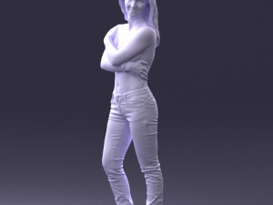 half naked girl 0014 3D 모델
