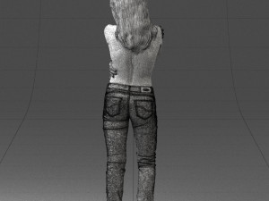 half naked girl 0014 3D 모델