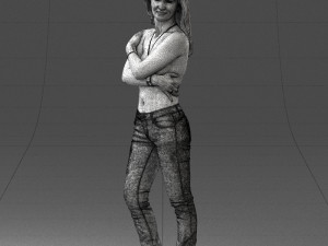 half naked girl 0014 3D 모델