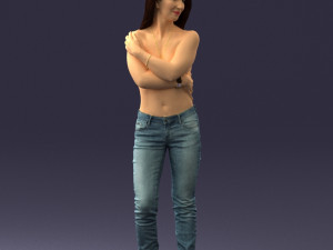 half naked girl 0014 3d print ready 3D प्रिंट मॉडल
