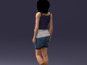 girl in shorts 0015 3Dモデル