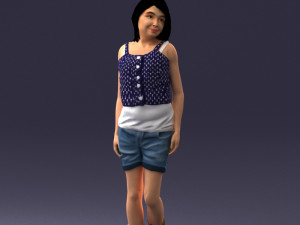girl in shorts 0015 3Dモデル