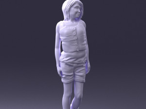 girl in shorts 0015 3Dモデル