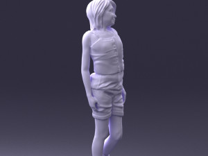 girl in shorts 0015 3Dモデル