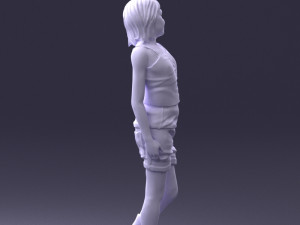 girl in shorts 0015 3Dモデル