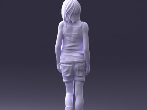 girl in shorts 0015 3Dモデル