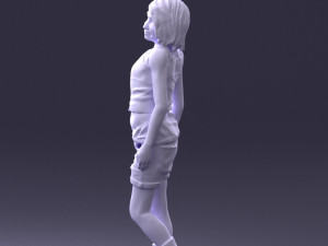 girl in shorts 0015 3Dモデル