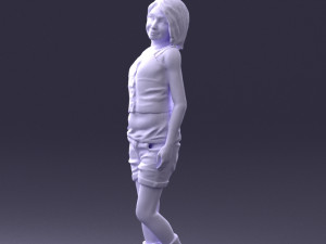girl in shorts 0015 3Dモデル