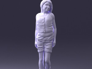 girl in shorts 0015 3Dモデル
