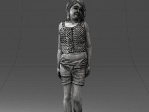 girl in shorts 0015 3Dモデル