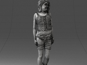 girl in shorts 0015 3Dモデル