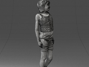 girl in shorts 0015 3Dモデル