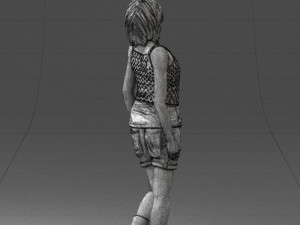 girl in shorts 0015 3Dモデル