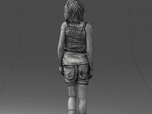 girl in shorts 0015 3Dモデル