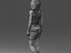 girl in shorts 0015 3Dモデル