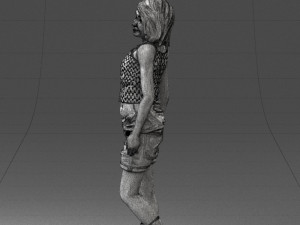 girl in shorts 0015 3Dモデル