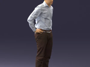 000348 Business Casual Man 3dp 3D Print Model