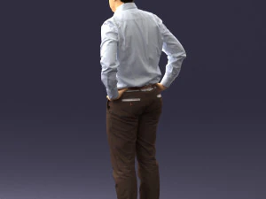000348 Business Casual Man 3dp 3D Print Model
