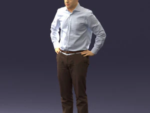 000348 Business Casual Man 3dp 3D Print Model