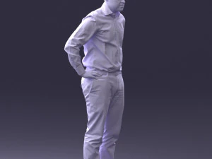 000348 Business Casual Man 3dp 3D Print Model