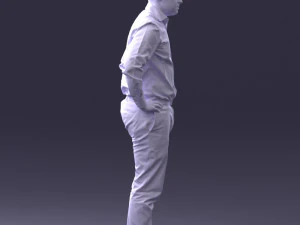000348 Business Casual Man 3dp 3D Print Model