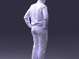 000348 Business Casual Man 3dp 3D Print Model