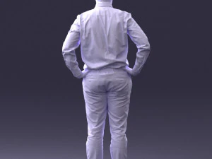 000348 Business Casual Man 3dp 3D Print Model