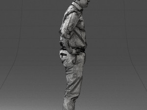 man in white shirt 0005 3d print ready 3D 打印模型
