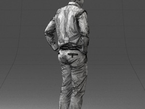 man in white shirt 0005 3d print ready 3D 打印模型