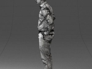man in white shirt 0005 3d print ready 3D 打印模型