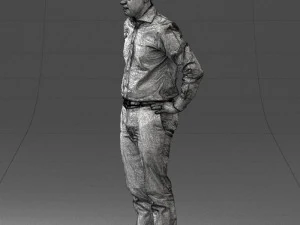 000348 Business Casual Man 3dp 3D Print Model
