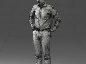 000348 Business Casual Man 3dp 3D Print Model