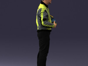 moto racer in pose 0013 3D Model