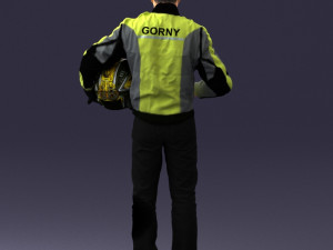 moto racer in pose 0013 3D Model