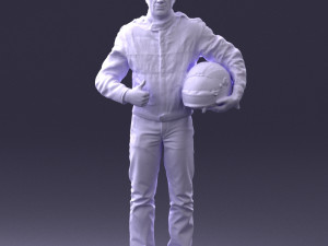 moto racer in pose 0013 3D Model