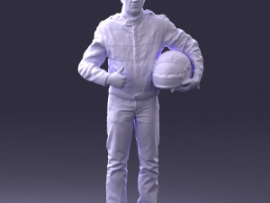 moto racer in pose 0013 3D Model