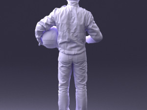 moto racer in pose 0013 3D Model