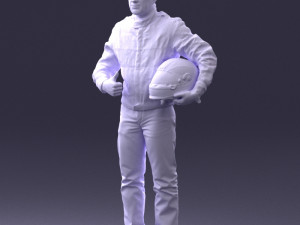 moto racer in pose 0013 3D Model