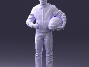 moto racer in pose 0013 3D Model