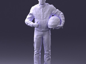moto racer in pose 0013 3D Model