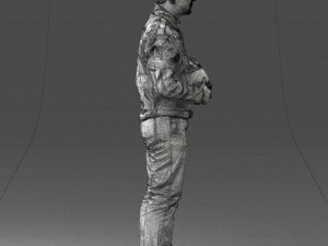 moto racer in pose 0013 3D Model