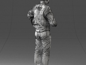 moto racer in pose 0013 3D Model
