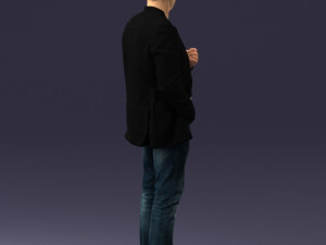 man in jacket 0020 3D Modell