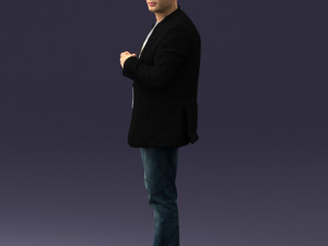 man in jacket 0020 3D Modell