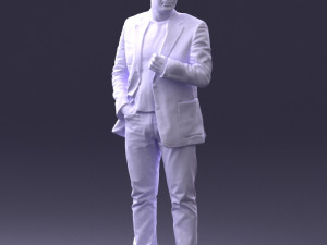 man in jacket 0020 3D Modell